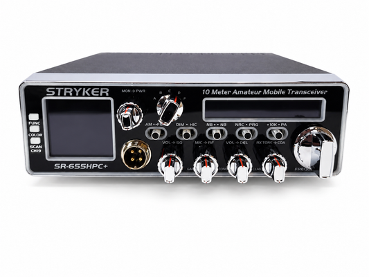 Stryker SR-655HPC+ 10 Meter Radio | High-Power AM/FM Mobile Transceiver