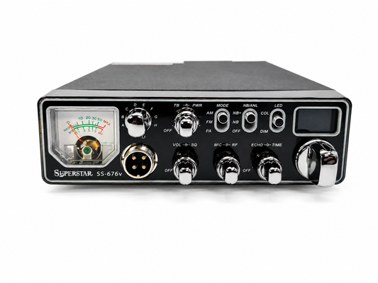 SuperStar SS-676 10 Meter Radio | High-Power AM/FM Mobile Transceiver